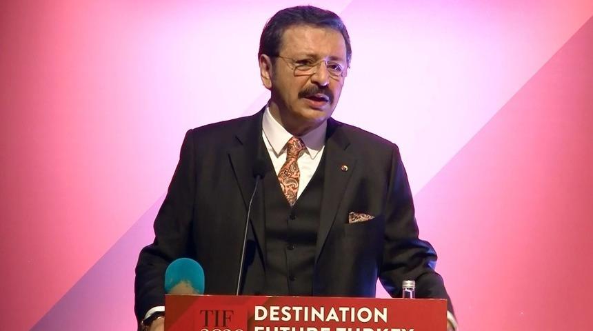 TOBB Başkanı Hisarcıklıoğlu: ’’Dünyada en çok ziyaret edilen ilk 100 şehir içinde 4 şehrimiz bulunmaktadır’’