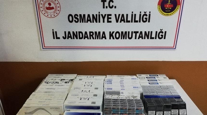 Otob&uuml;ste 520 paket ka&ccedil;ak sigara bulundu