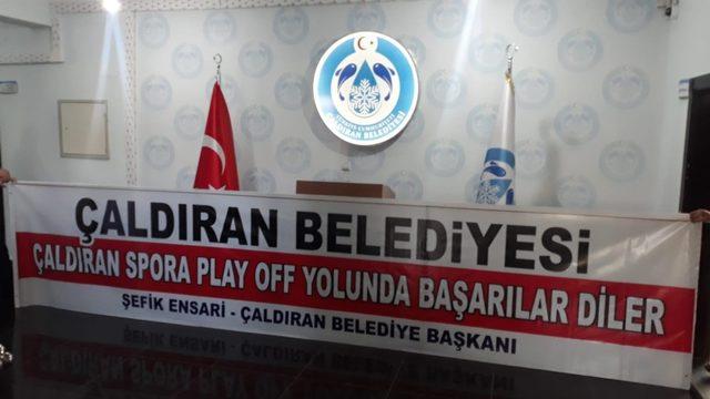 Başkan Ensari’den Çaldıran Spor’a tebrik