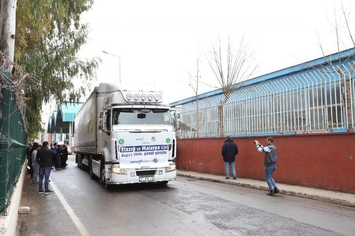 Kepez’in yardım tırı dualarla yola çıktı G2