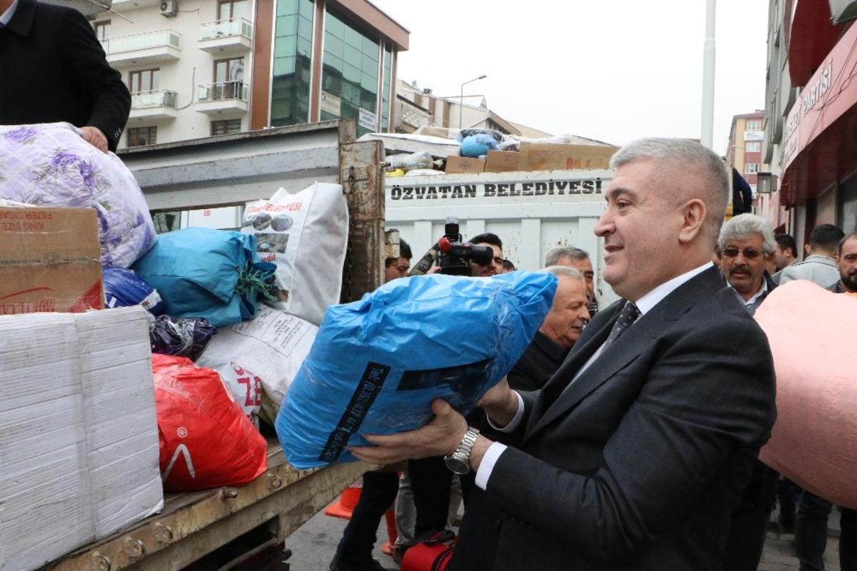 MHP Kayseri İl Başkanlığı&rsquo;ndan deprem b&ouml;lgelerine yardım eli