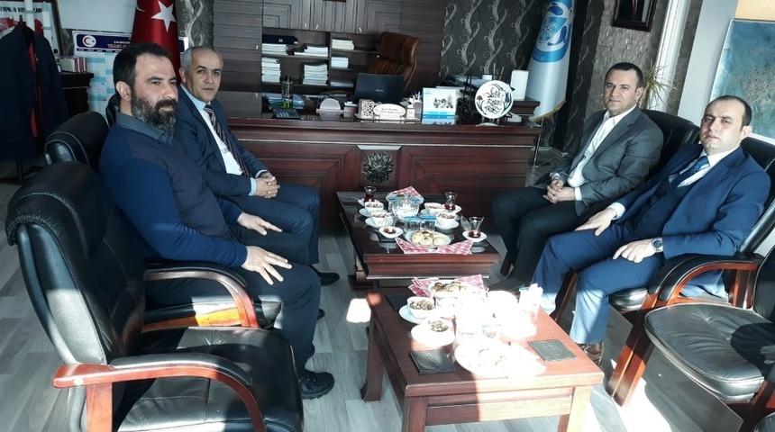 Genel Sekreter T&uuml;rkman&rsquo;dan Başkan Ensari&rsquo;ye ziyaret