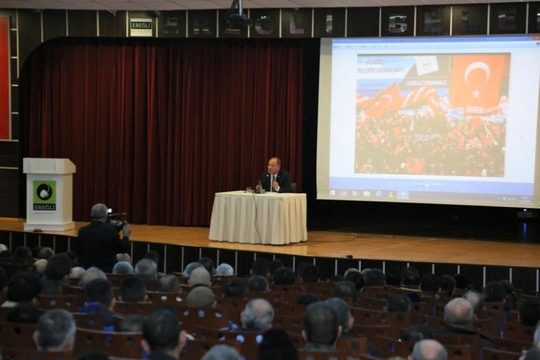 Başkan Opruk&ccedil;u, 10 aylık hizmetlerini değerlendirdi