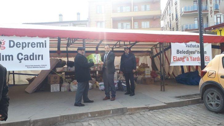 Tuzluca Belediyesi Tarafından Başlatılan Elazığ Deprem Kampanyasına Vatandaşlardan Büyük Destek. G3