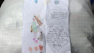 Depremzedelere kazak gönderen 5 yaşındaki Mira'dan duygusal mektup