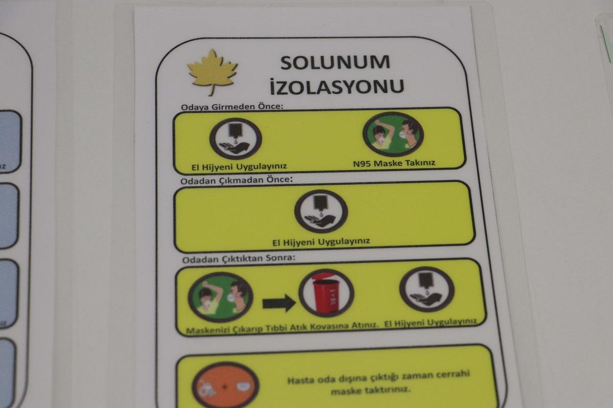 &Uuml;lke genelinde 25 hastanede koronavir&uuml;se karşı &ouml;zel oda oluşturuldu