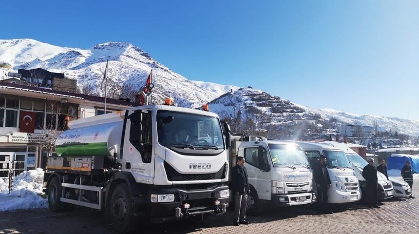 Şemdinli Belediyesi filosuna 1 yeni ara&ccedil; daha kattı