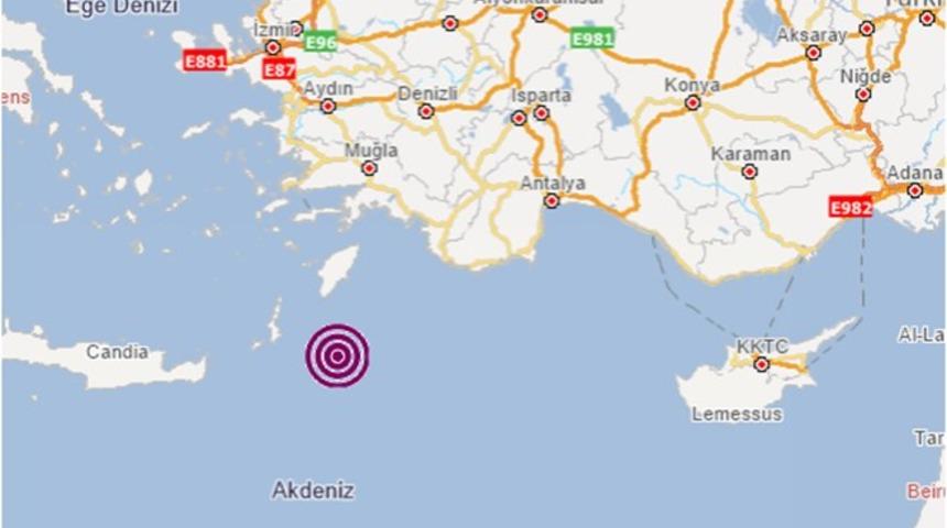 Son dakika! Marmaris açıklarında 5.4 büyüklüğünde deprem (AFAD-Kandilli son depremler)
