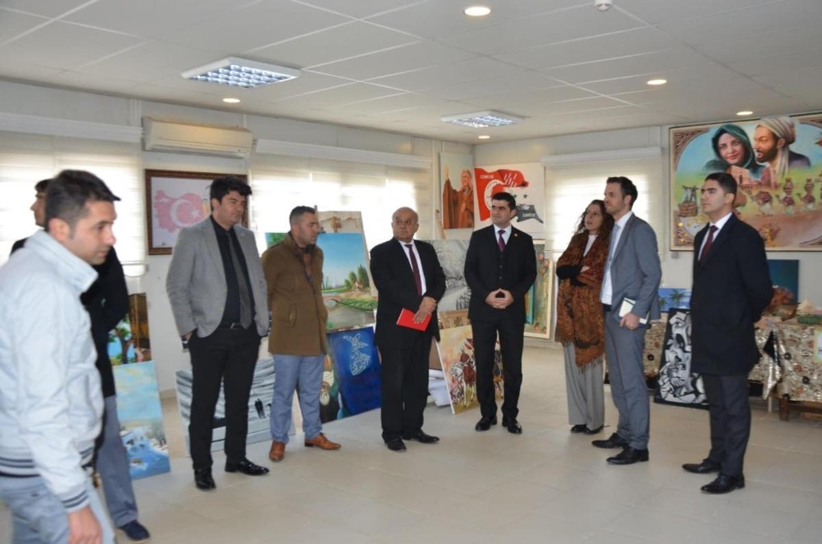 İsvi&ccedil;re B&uuml;y&uuml;kel&ccedil;iliğinden Elbeyli&rsquo;deki m&uuml;lteci kampına ziyaret