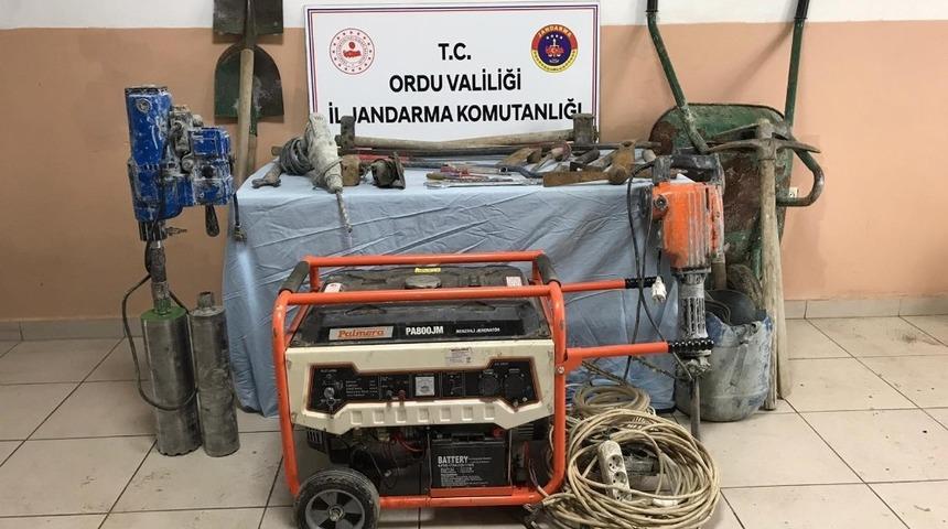 Ordu&rsquo;da ka&ccedil;ak defineye ge&ccedil;it yok