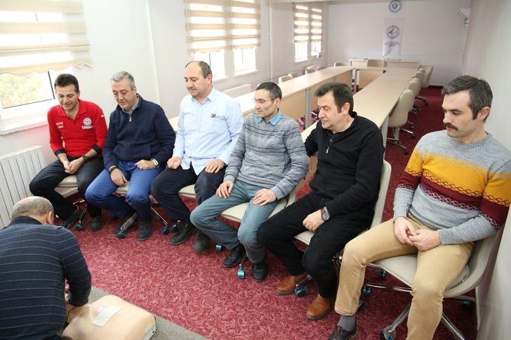 Özel İdare personeline ilk yardım eğitimi G3