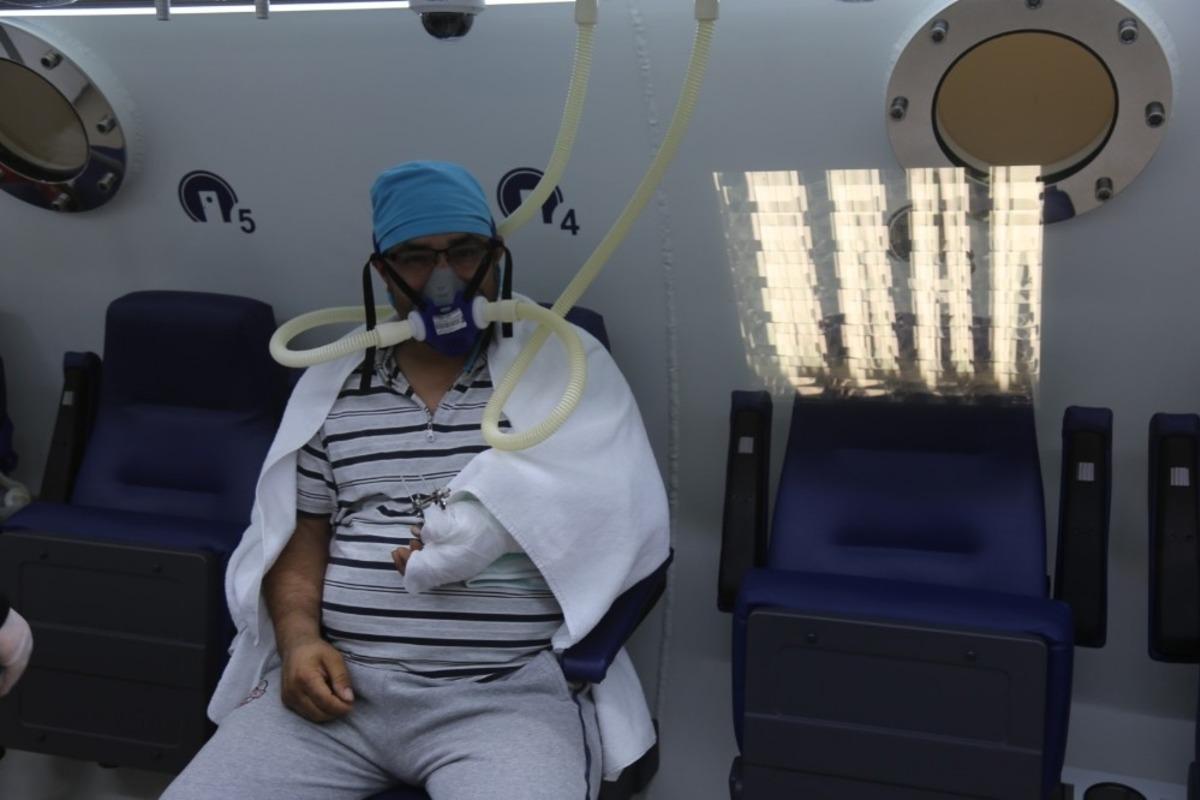 Kopan Parmağı Yerine Dikilen İş&ccedil;i Kısa S&uuml;rede Sağlığına Kavuştu