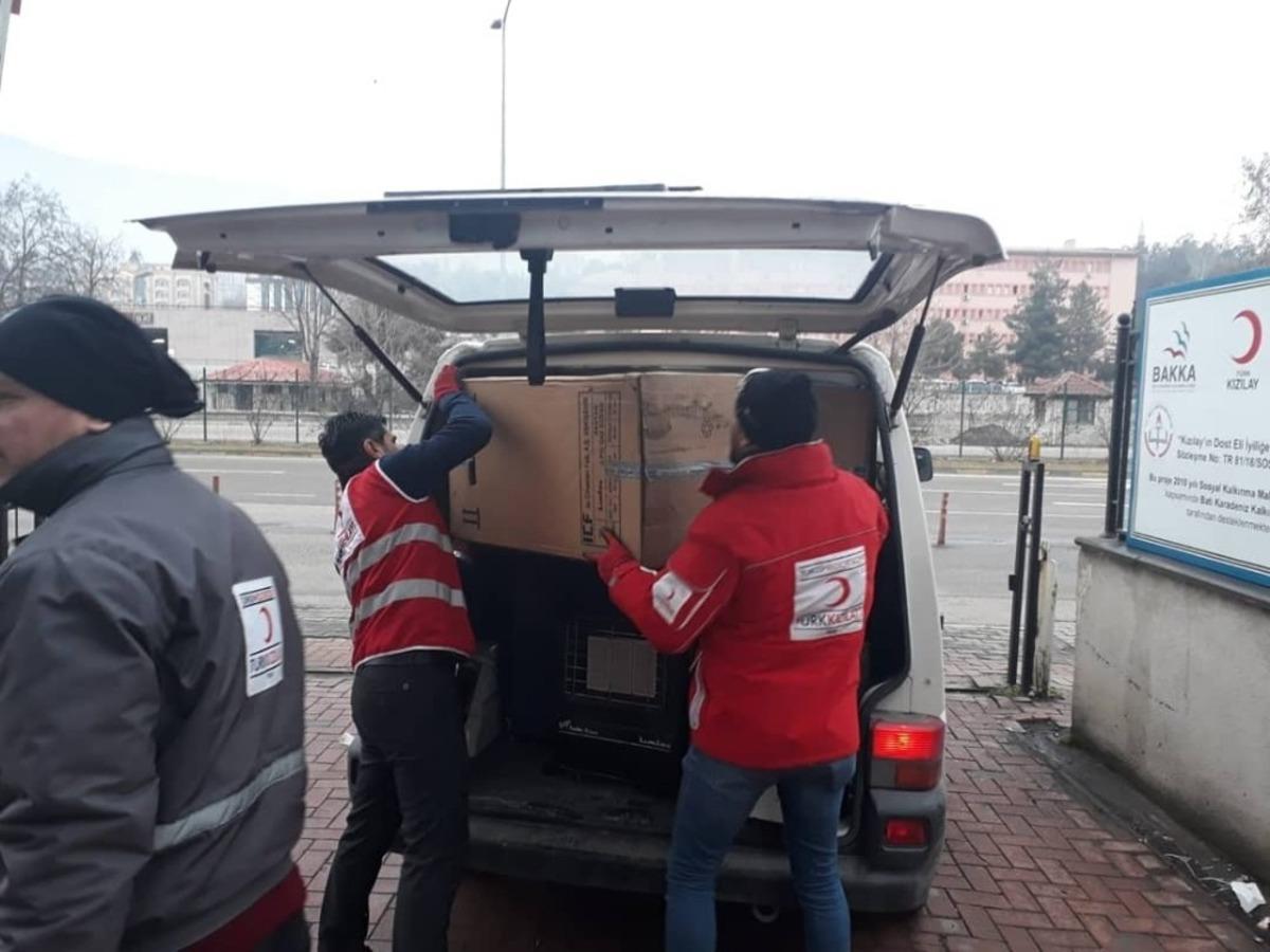 Depremzedeler i&ccedil;in ısıtıcı sobalar