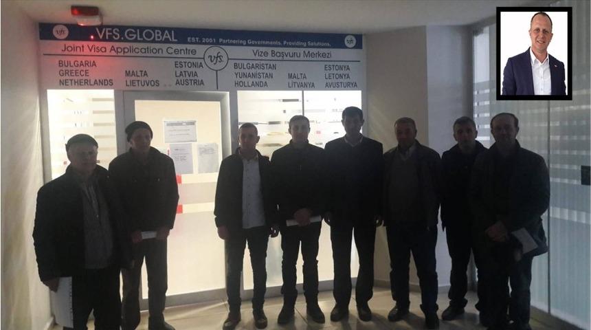 Tekirdağ DSYB &uuml;yelerine Yunanistan gezisi i&ccedil;in vize