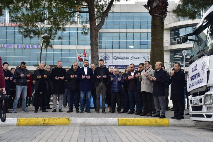 Bigalıların yardım TIR’ı deprem bölgesine doğru yola çıktı G4