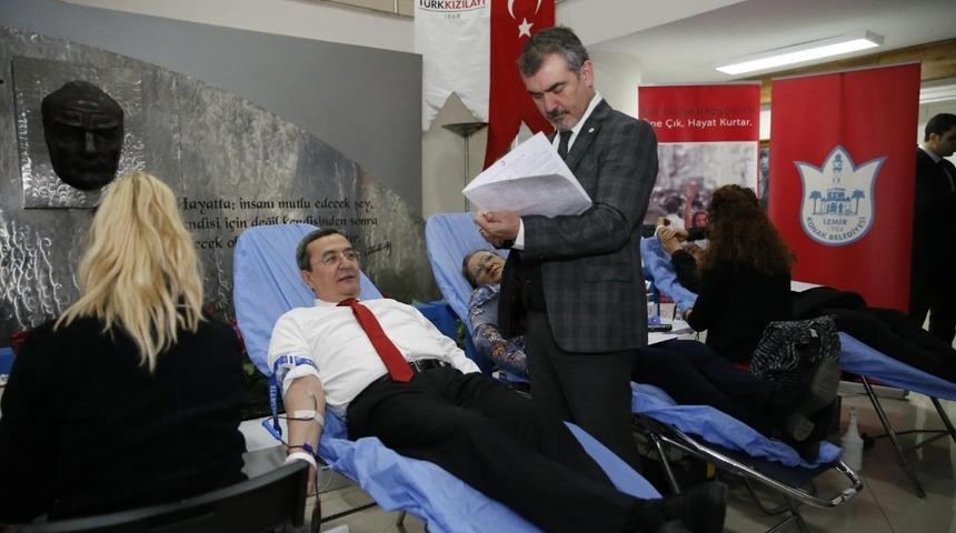 Başkan Batur, kan bağışı kampanyası başlattı