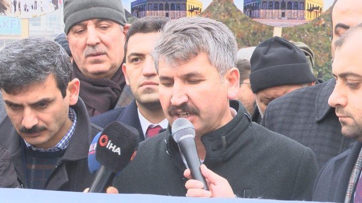 “Kudüs Müslümanların onurudur” eylemi düzenlendi G3