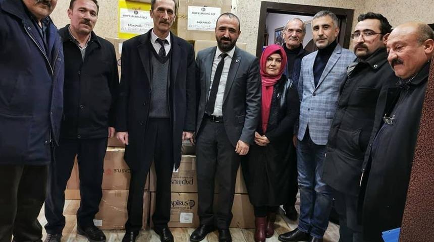 Yenimahalle MHP’den depremzedelere yardım eli