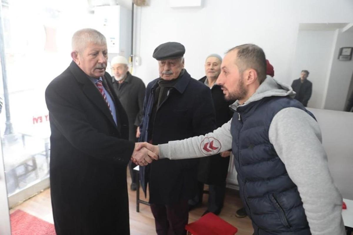 Başkan Sarı, her fırsatta esnafları esnafı ziyaret ediyor