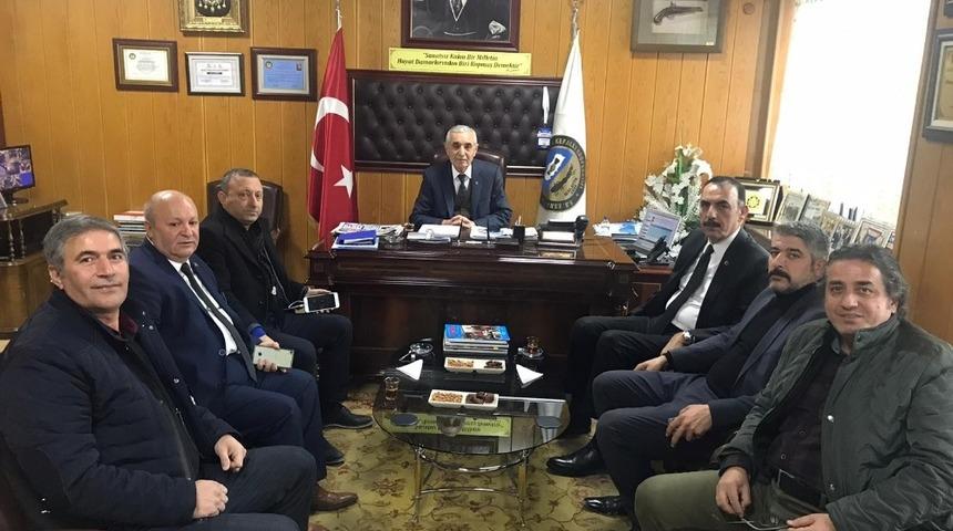 Oda başkanlarından ge&ccedil;miş olsun ziyareti