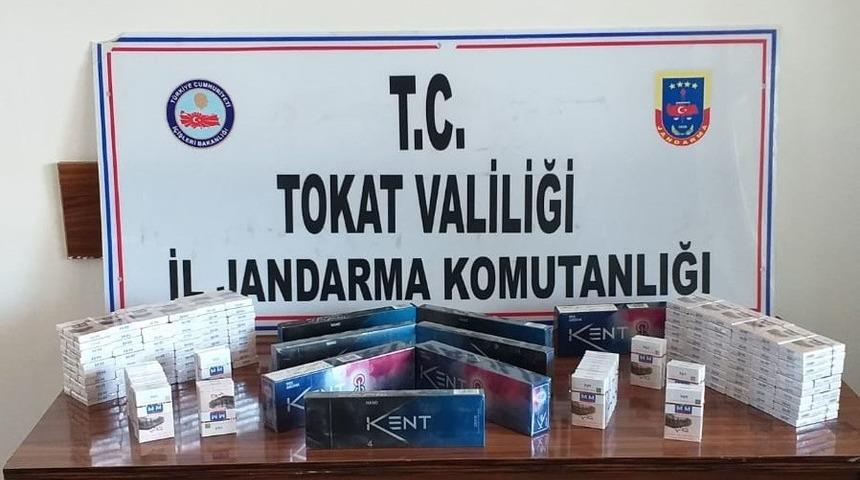 Yolcu otobüsünde 230 paket kaçak sigara ele geçirildi