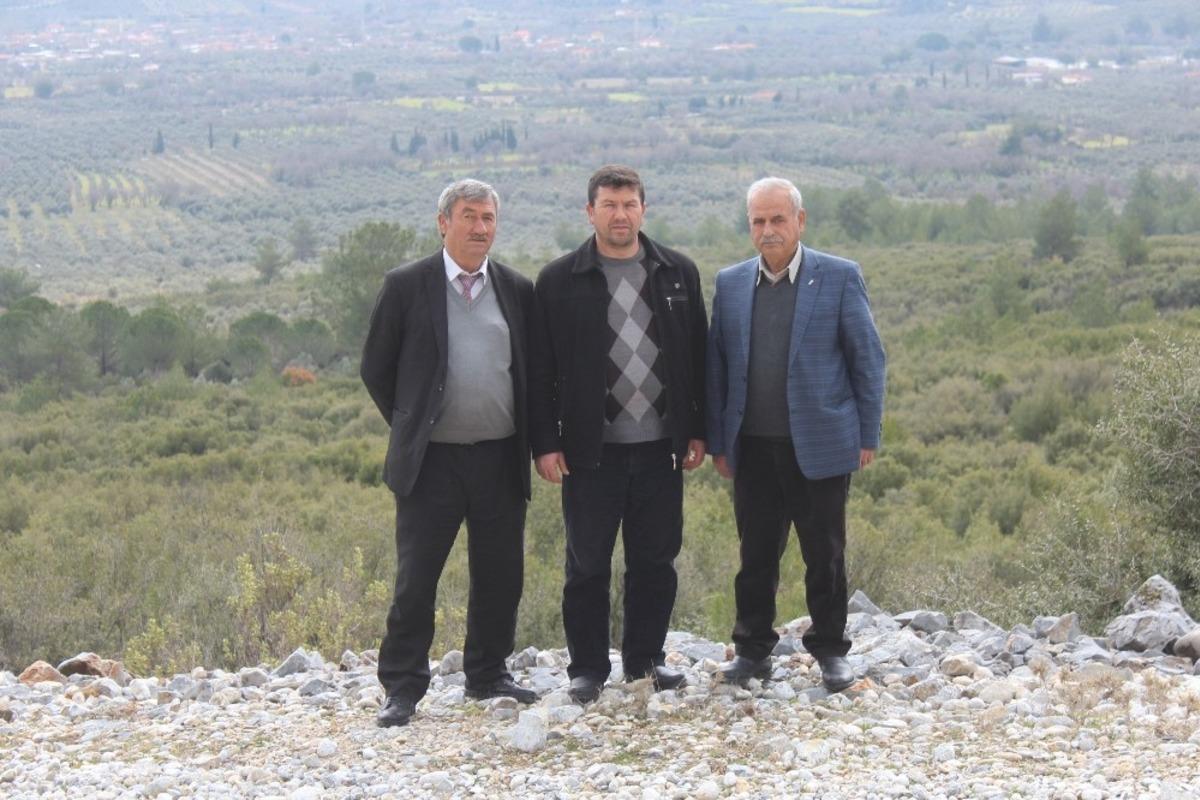 &Uuml;&ccedil; kırsal mahallenin mermer ocağı tepkisi