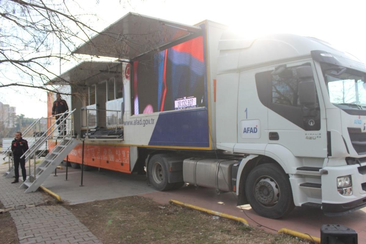 Deprem Simulasyon Aracı &Ccedil;arşamba&rsquo;da
