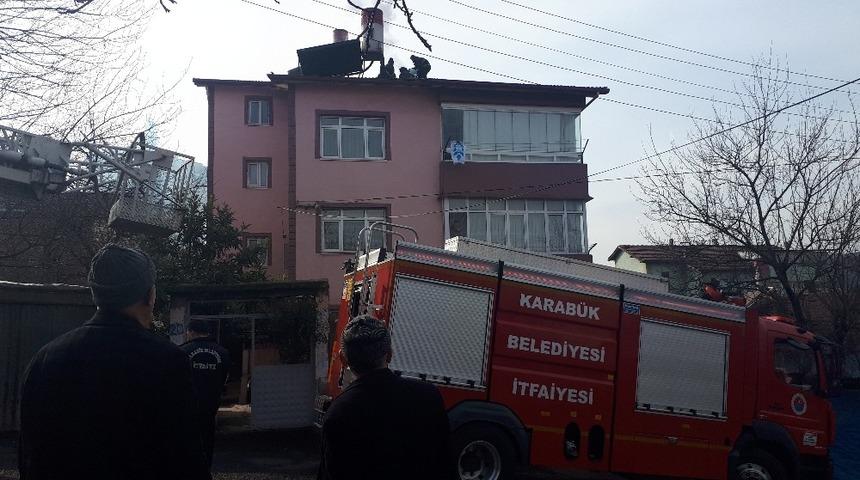 Baca yangını panik oluşturdu