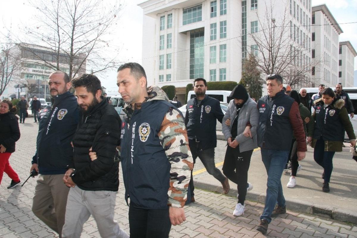 Denizli&rsquo;de su&ccedil; &ouml;rg&uuml;t&uuml;ne operasyon: 2&rsquo;si kadın 7 kişi tutuklandı