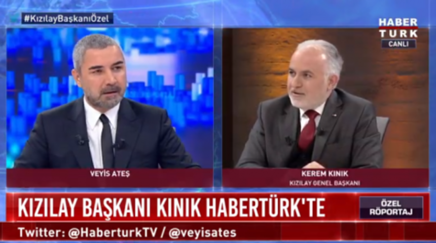 Kızılay Başkanı Kerem Kınık'tan Ensar Vakfı iddialarına cevap!