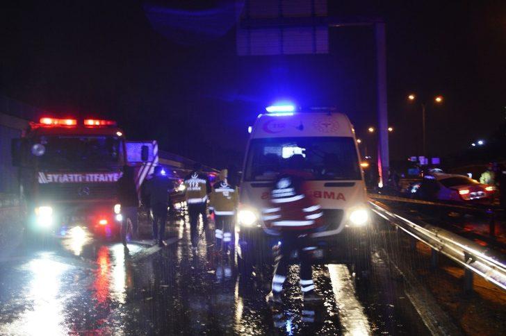 TEM'de feci kaza! Araçtan çıkarılamadı G5