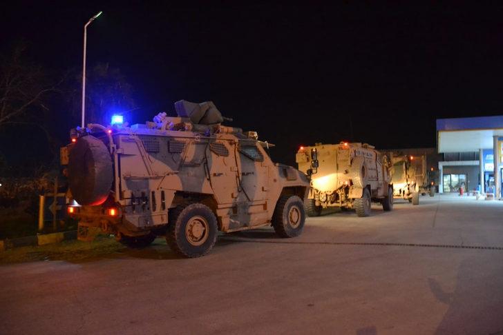 Suriye sınırına gece askeri sevkiyat! G3