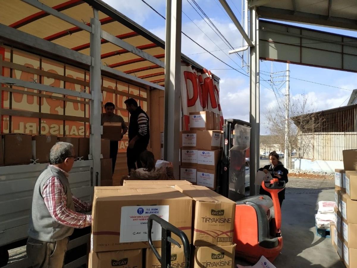 Didim&rsquo;den Elazığ ve Malatya&rsquo;ya yardım eli