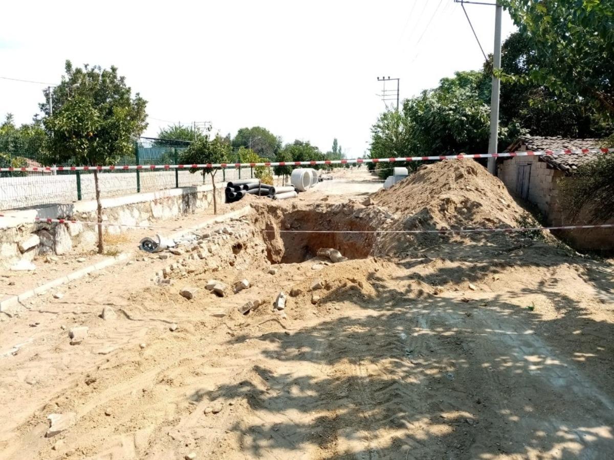 Yenipazar kanalizasyon altyapısına kavuştu