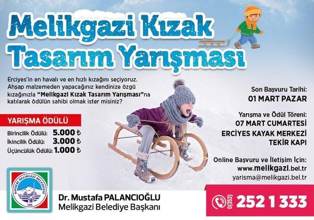 Kızaklar yarışacak, Erciyes izleyecek