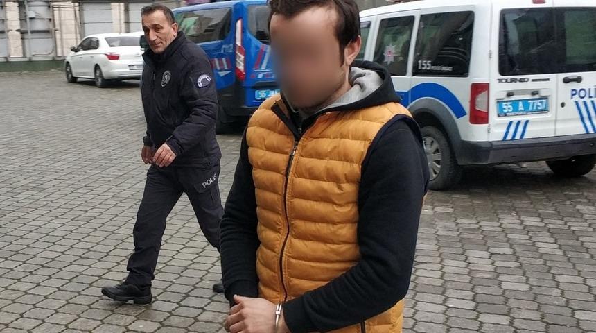 Oto servisinden hırsızlık yapan şahıs yakalandı