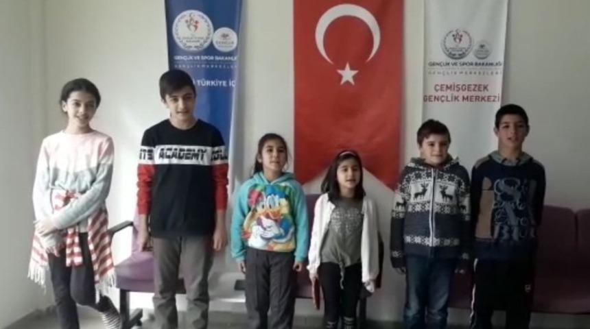 Tuncelili &ccedil;ocuklardan deprem i&ccedil;in duyarlılık &ccedil;ağrısı