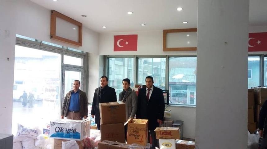 Sarıkamış depremzedelere yardım eli uzattı