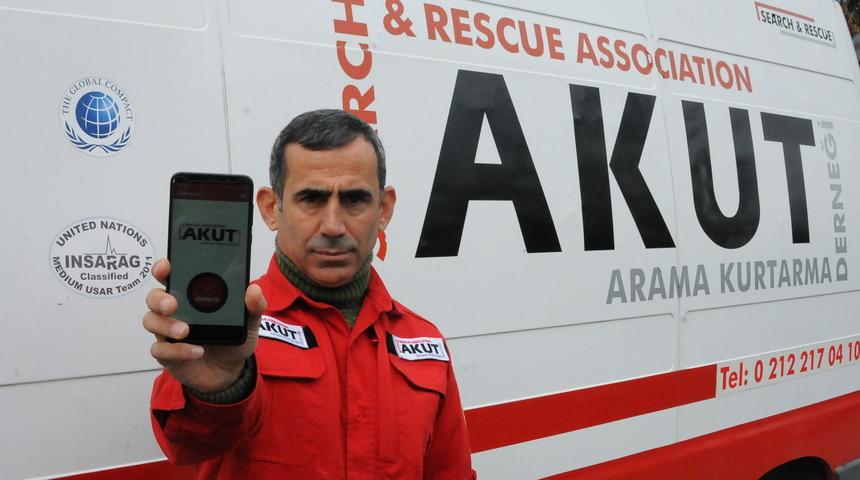 AKUT’un 'Güvendeyim' uygulamasına depremden sonra ilgi
