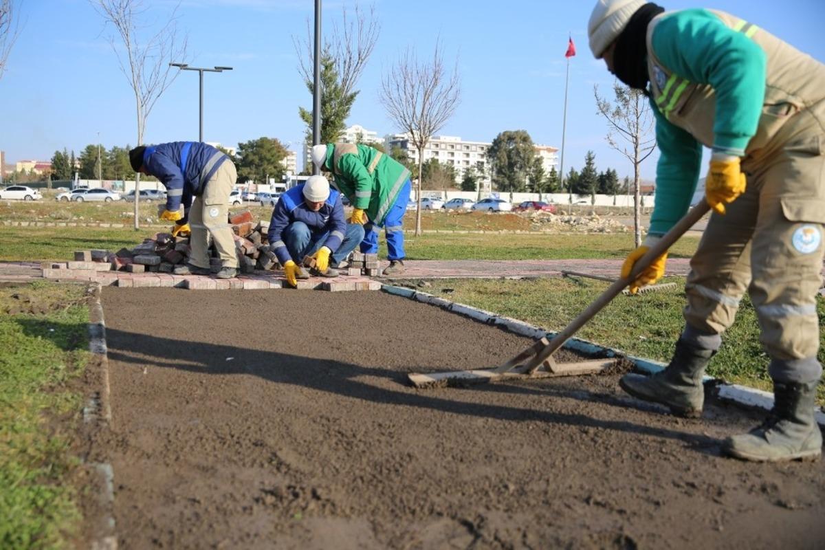 Haliliye&rsquo;de yol yapım atağı