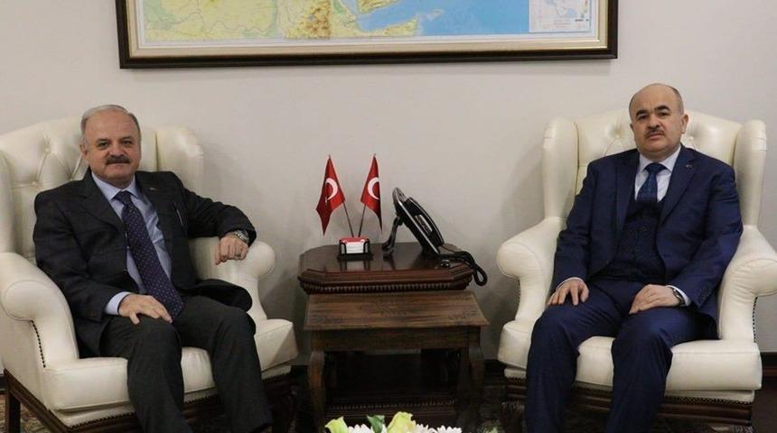 Vali &Ccedil;akacak&rsquo;dan Vali Dağlı&rsquo;ya ziyaret