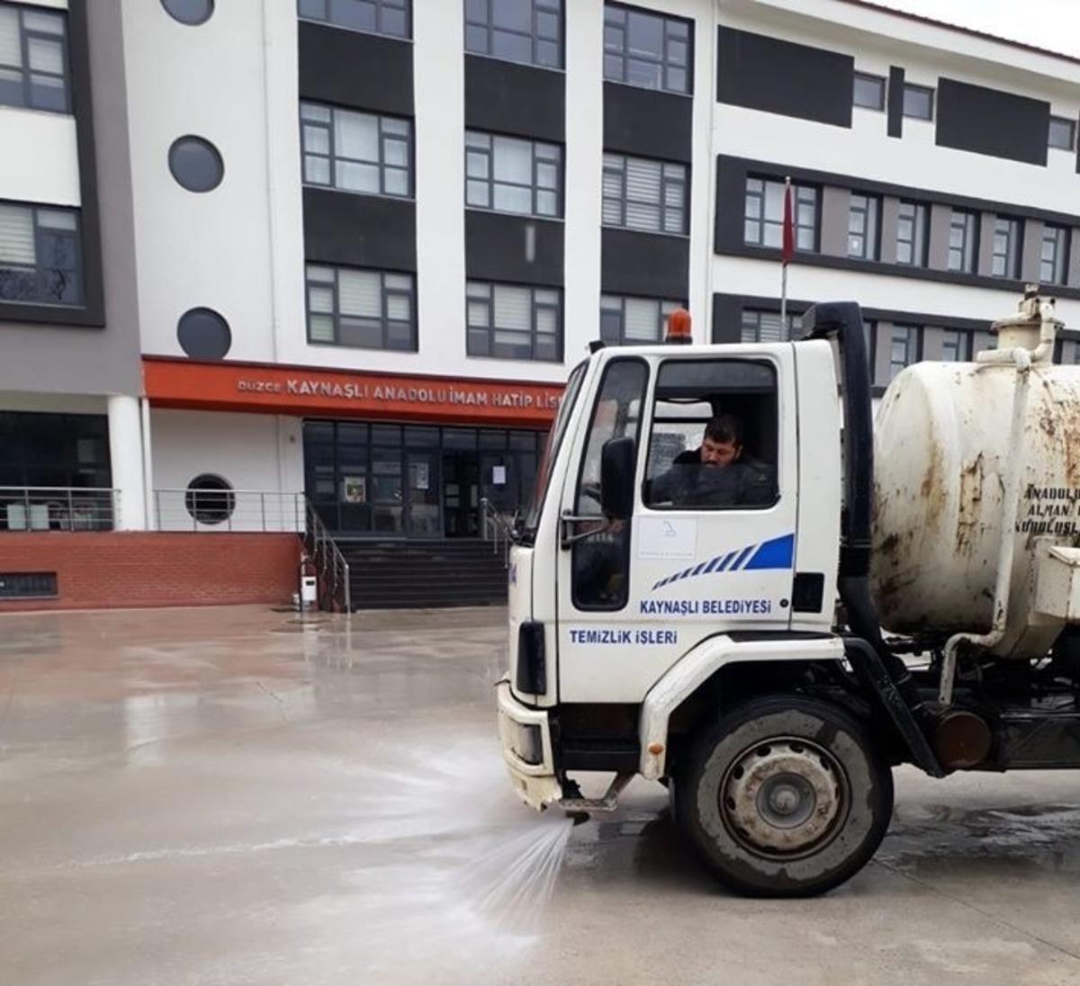 Kaynaşlı&rsquo;da okullar ikinci d&ouml;neme hazırlanıyor