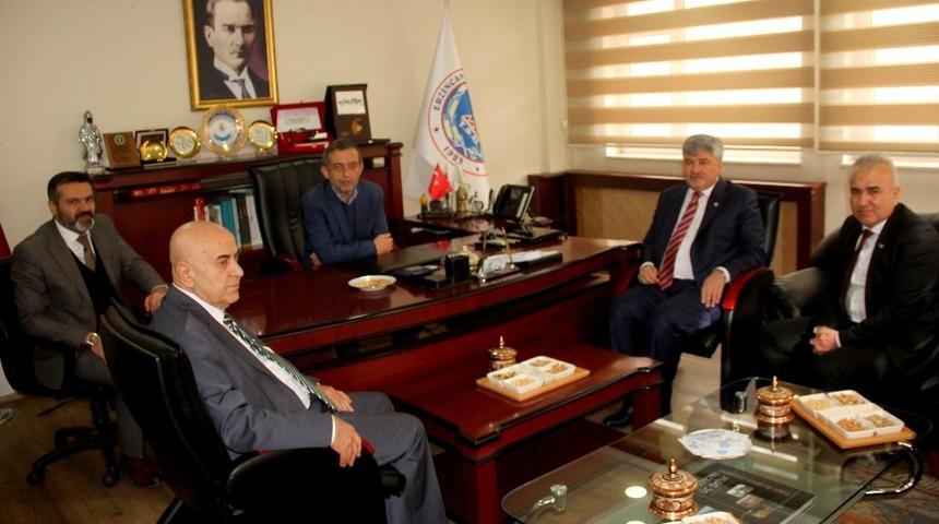 İYİ Parti heyetinden Erzincan TSO&rsquo;ya ziyaret