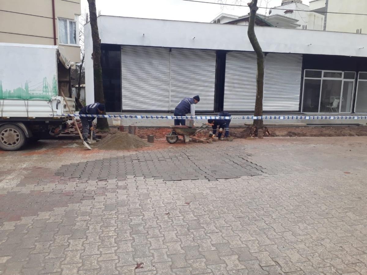 İzmit Belediyesi, cadde ve kaldırımları yeniliyor