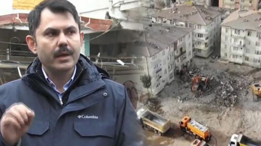 Son dakika: Bakan Kurum'dan Elazığ'daki deprem sonrası açıklama