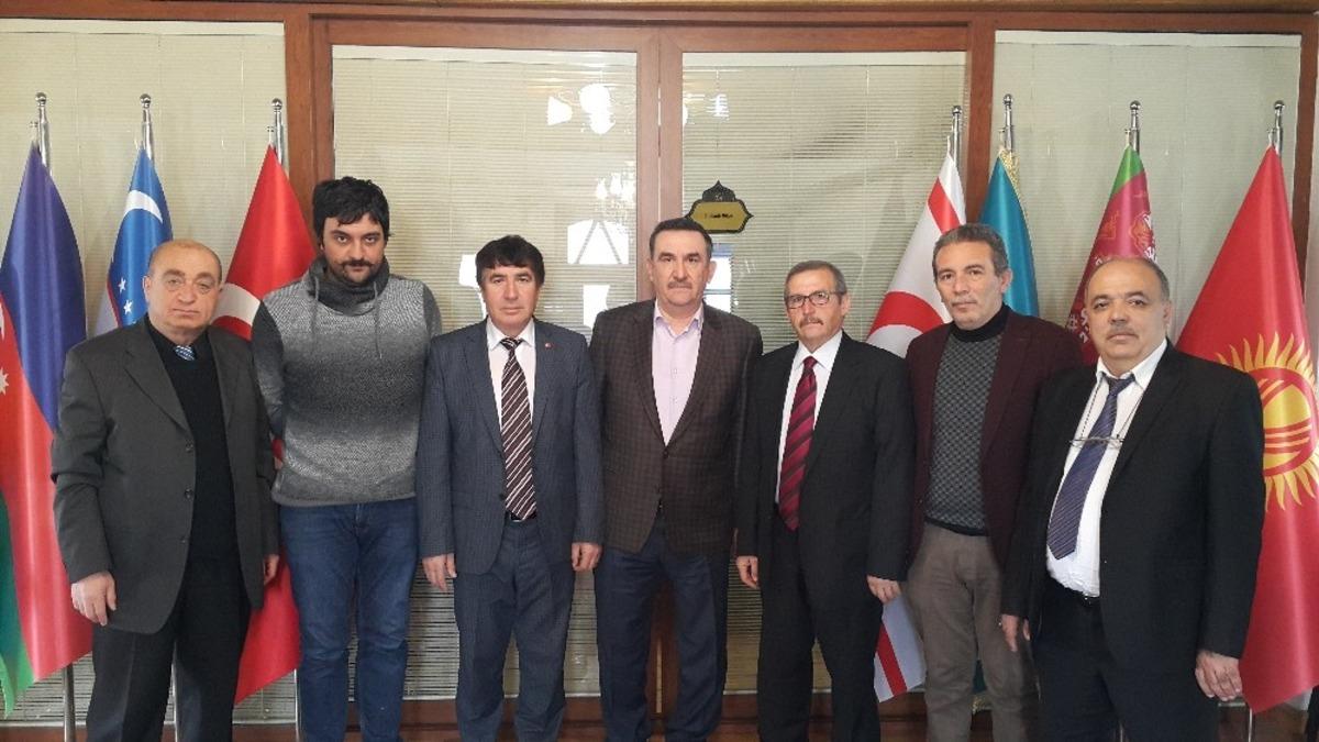 Eskişehir Kızılelma Turan Derneği&rsquo;nden T&uuml;rk D&uuml;nyası Vakfı&rsquo;na ziyaret