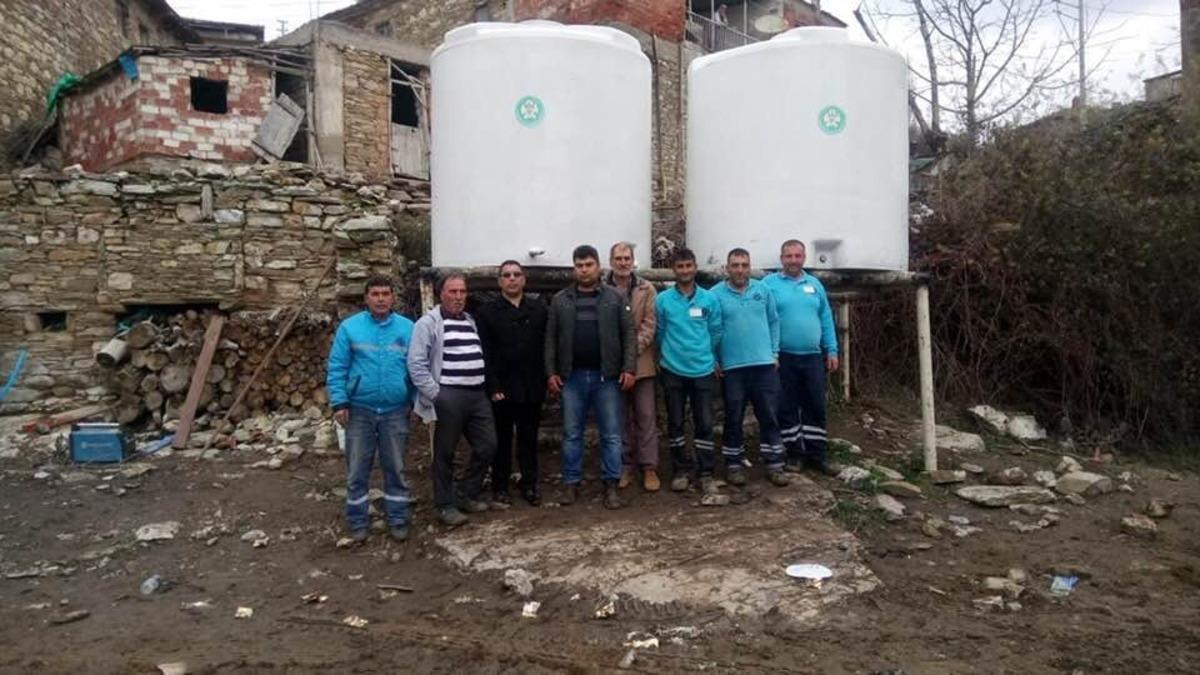 B&uuml;y&uuml;kşehirden &ccedil;ift&ccedil;ilere su deposu desteği