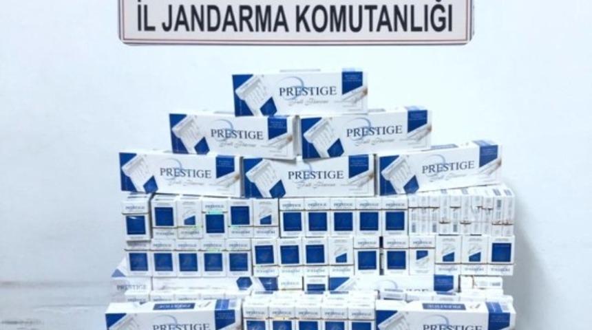 Jandarma&rsquo;dan ka&ccedil;ak sigara ve i&ccedil;ki operasyonu