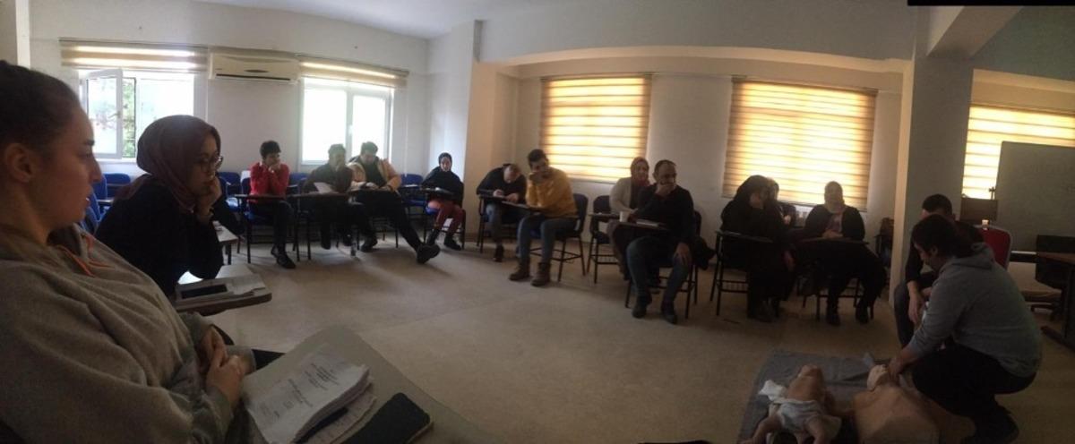 112&rsquo;den ilk yardım eğitimi