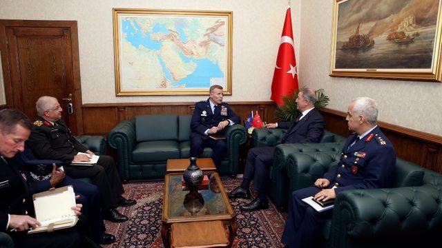 Milli Savunma Bakanı Akar, NATO Avrupa Müttefik Kuvvetler Komutanı Wolters’ı kabul etti